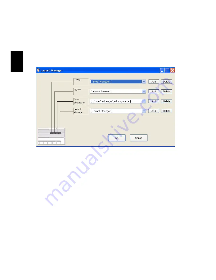 Acer TravelMate 8100 (Portuguese) Manual Do Utilizador Download Page 38