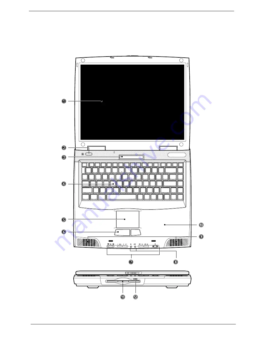 Acer TravelMate alpha-550 Service Manual Download Page 14