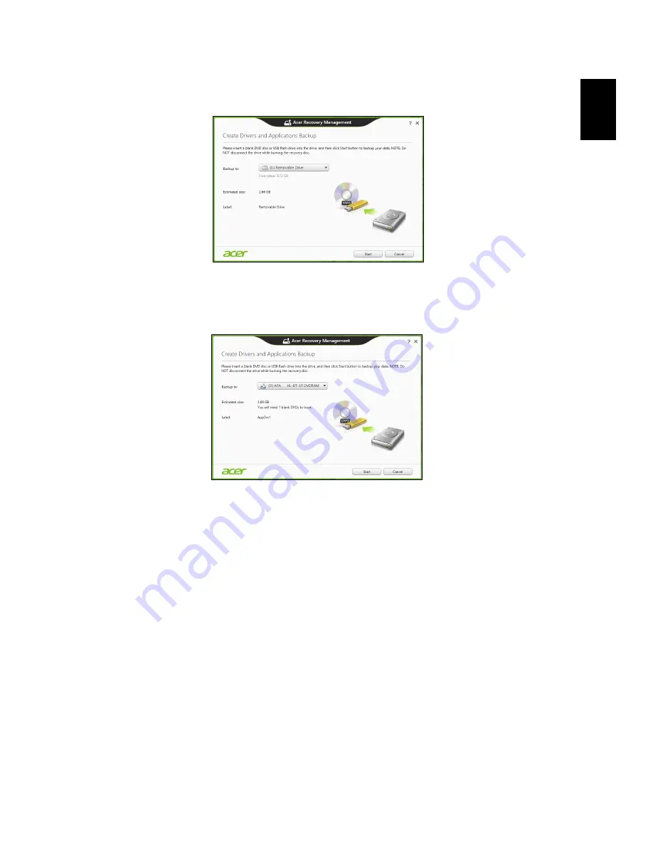 Acer TravelMate Notebook Series User Manual Download Page 39