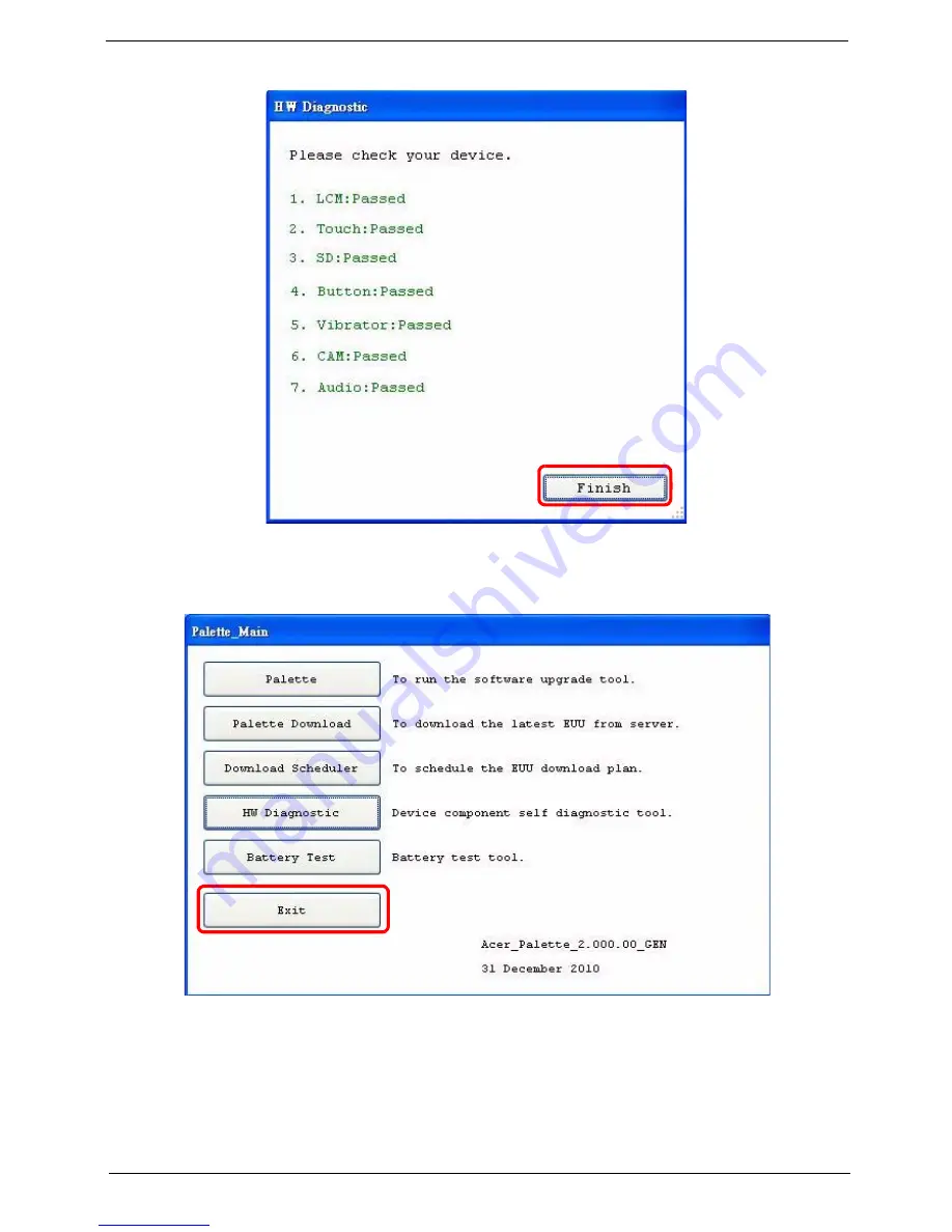 Acer V360 Service Manual Download Page 51