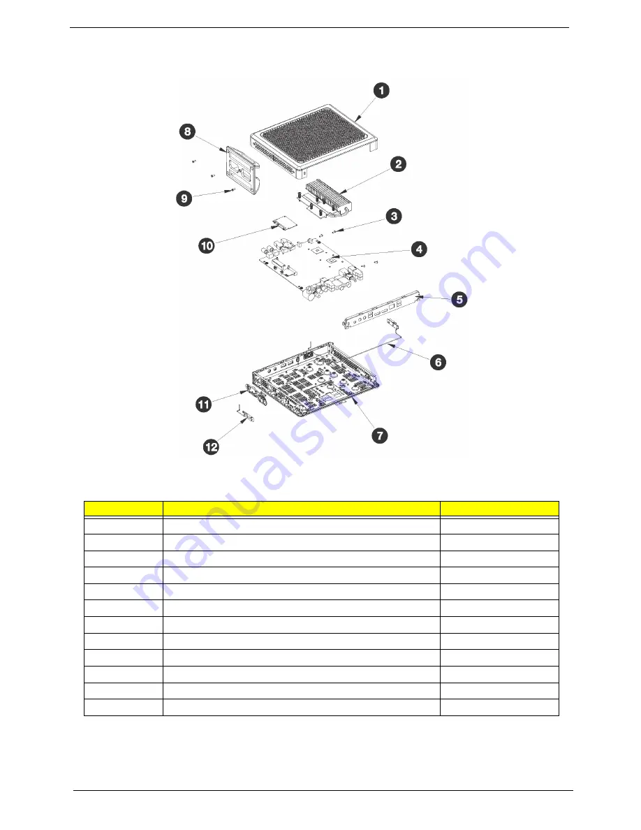 Acer Veriton N2110G Service Manual Download Page 62