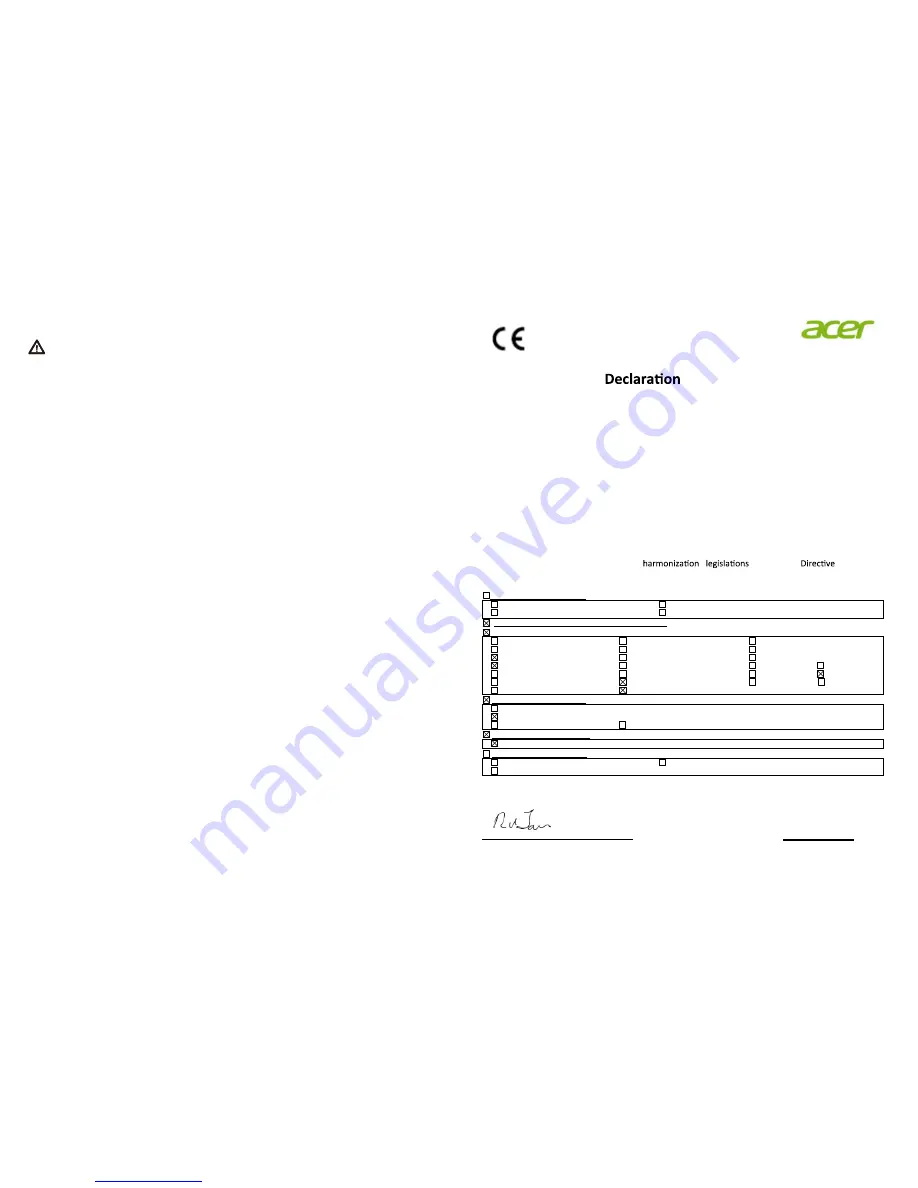 Acer WPB1 Скачать руководство пользователя страница 4