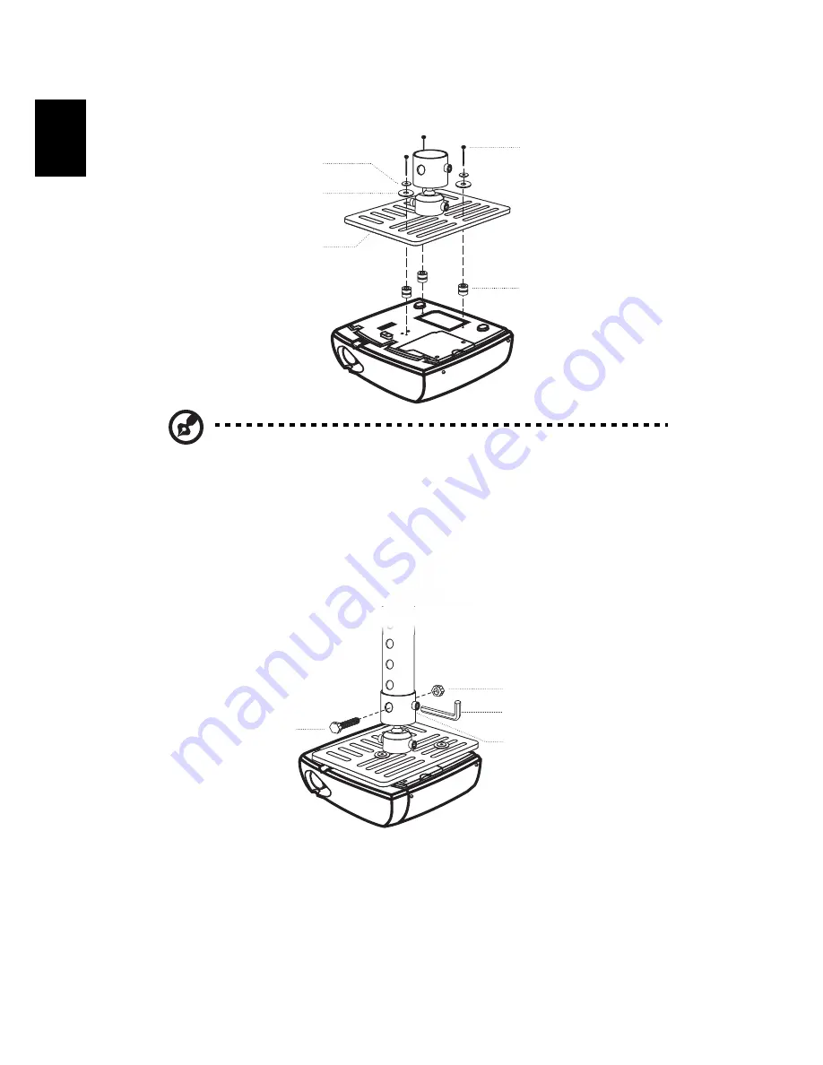 Acer X1170 series User Manual Download Page 54