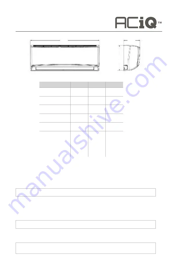 ACIQ SC-09WGLD-HP230 Installation Manual Download Page 10