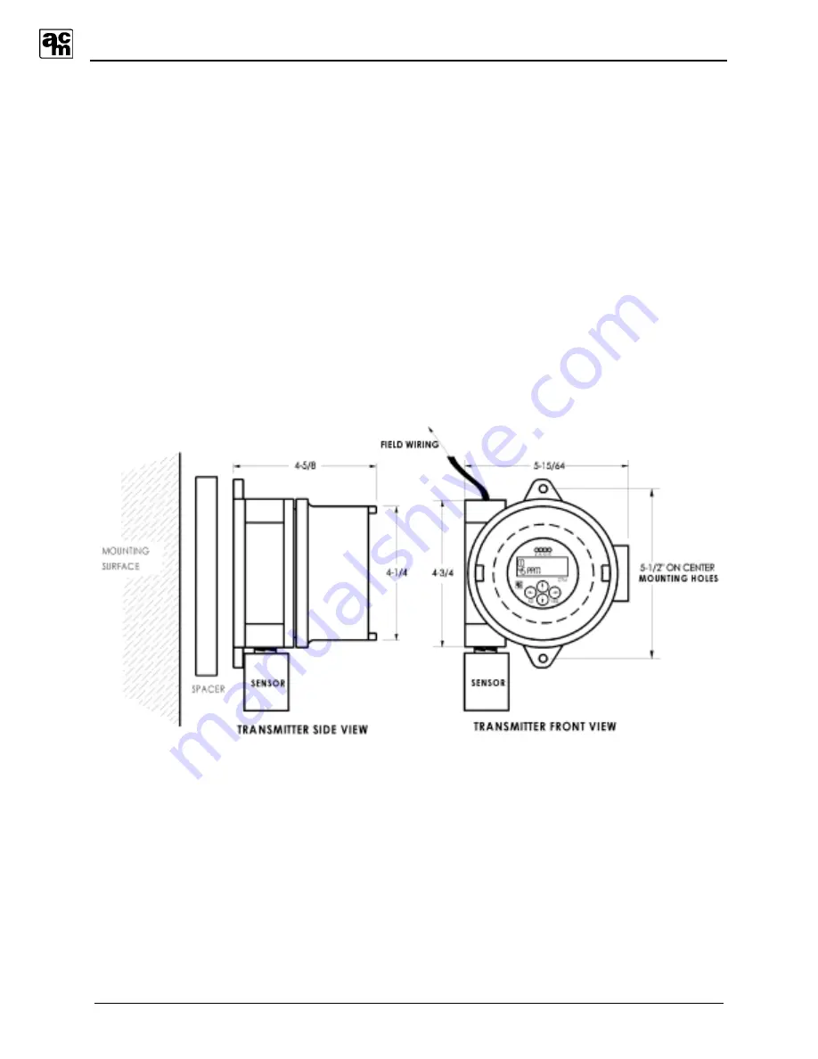 ACM DTM Series Installation And Operating Instructions Manual Download Page 8