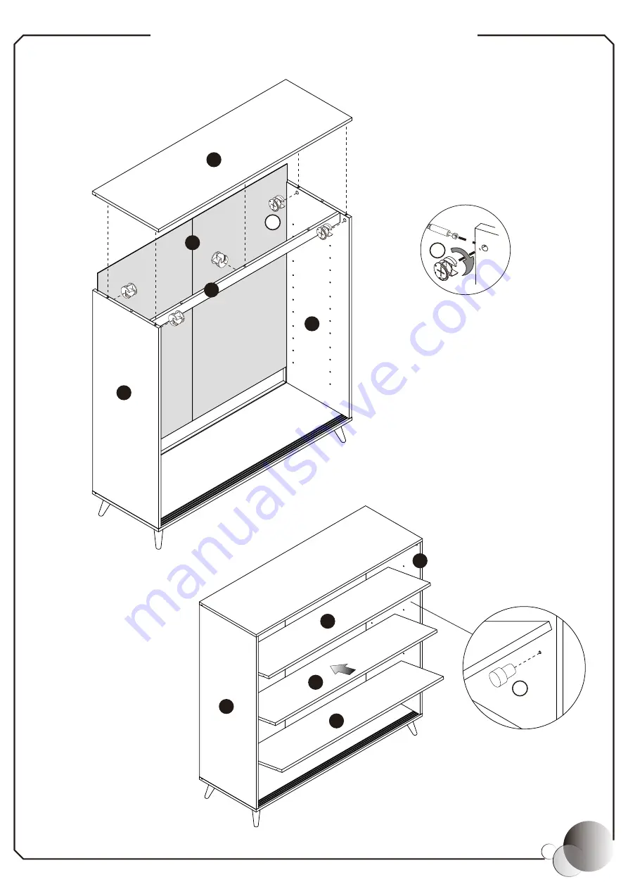 Acme Furniture 97777 Assembly Instruction Manual Download Page 8