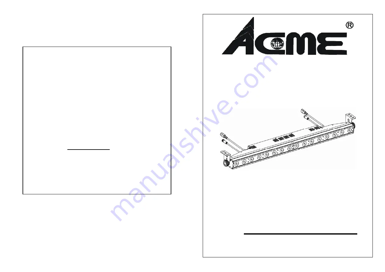 ACME CB-16TC User Manual Download Page 1