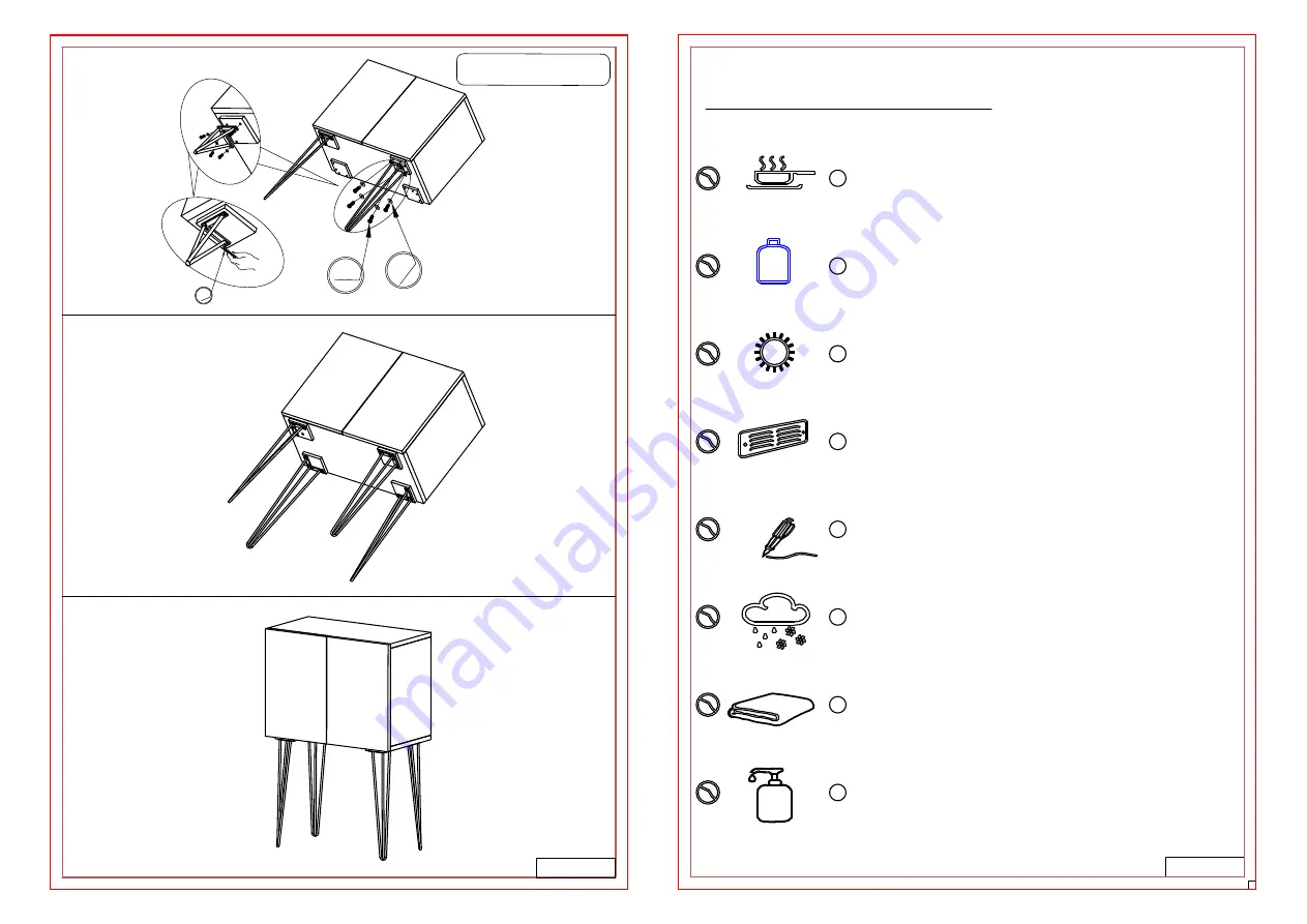 ACME Keva 97768 Assembly Instructions Download Page 2