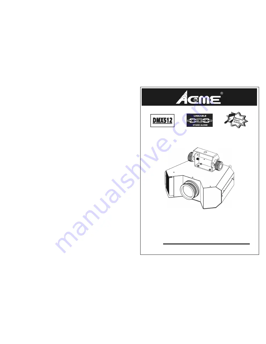 ACME LED-275 D User Manual Download Page 1