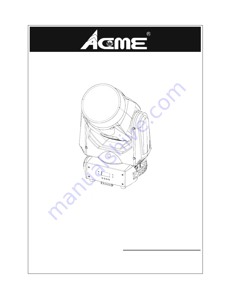 ACME LED-MB500 Скачать руководство пользователя страница 1