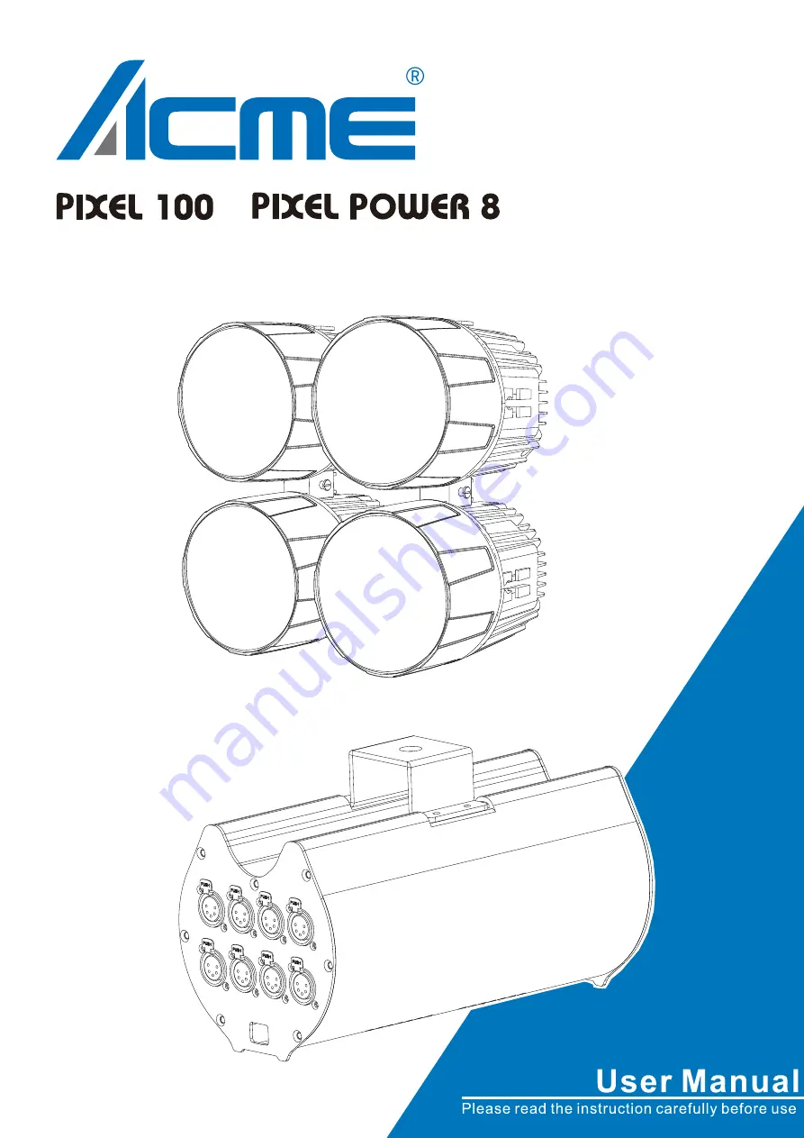 ACME PEXEL 100 User Manual Download Page 1