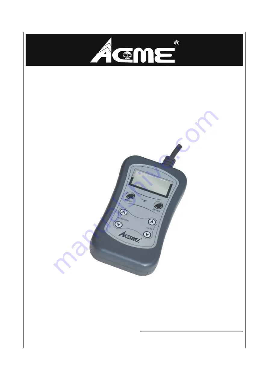 ACME VD-T User Manual Download Page 1