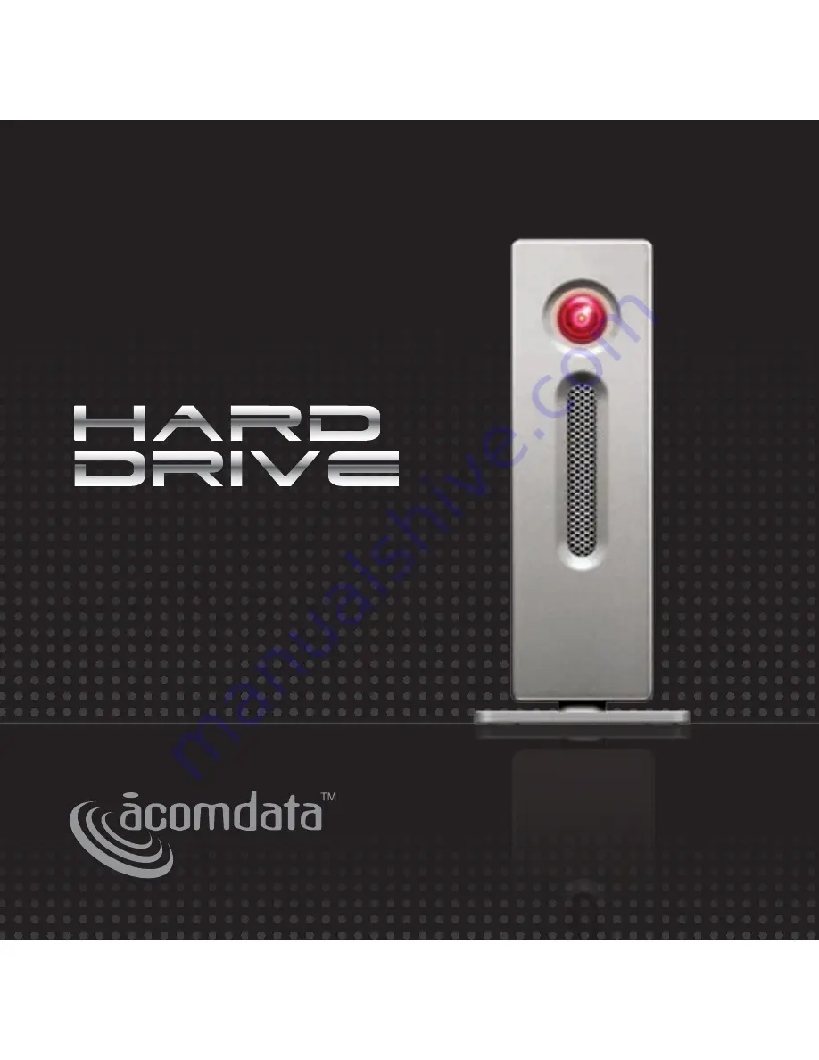 Acomdata External HARD DRIVE USB 2.0 User Manual Download Page 1