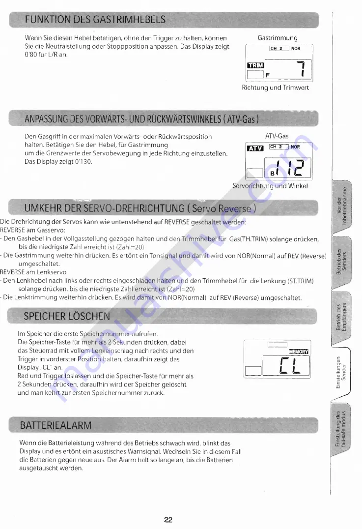 Acoms Technisport 2.4G Instruction Manual Download Page 23