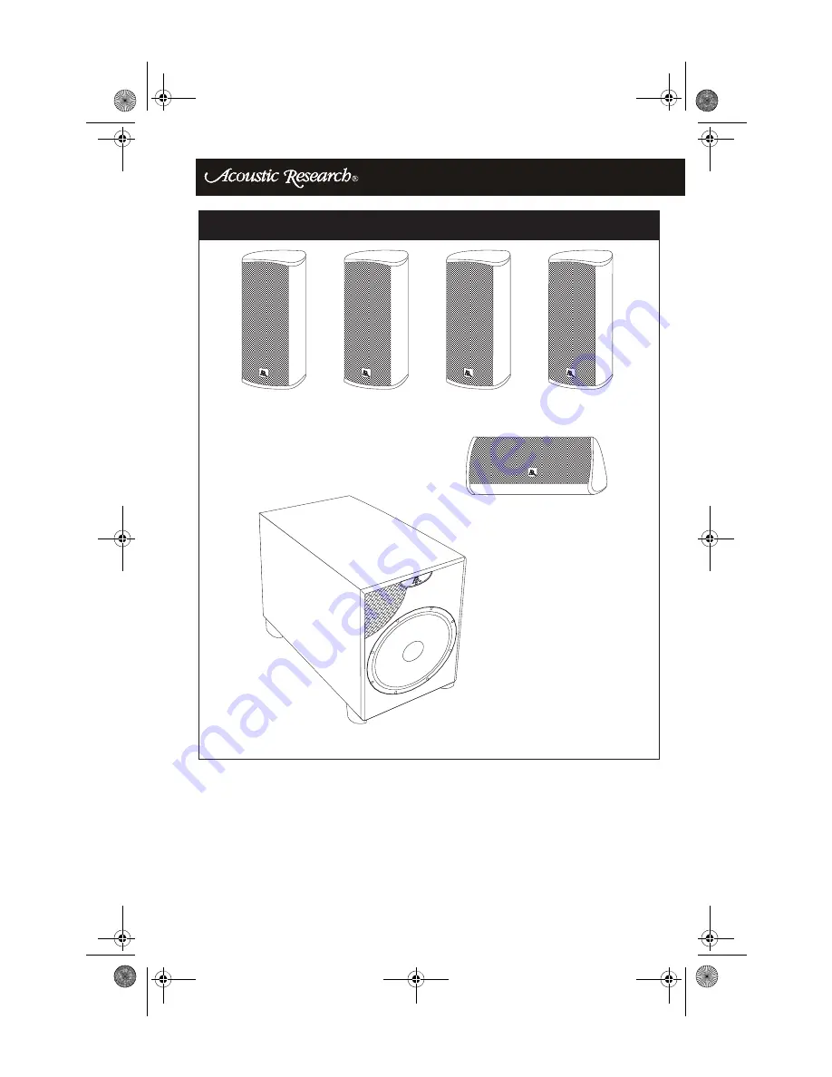 Acoustic Research HT60 Installation And Operation Manual Download Page 20