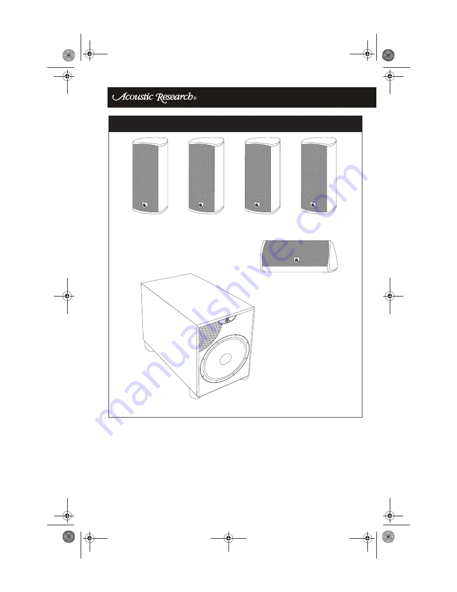 Acoustic Research HT60 Installation And Operation Manual Download Page 32