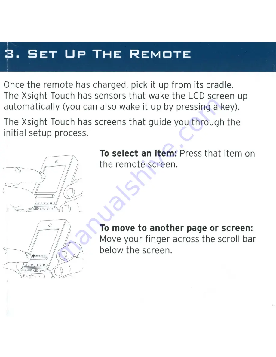 Acoustic Research Xsight Touch Owner'S Manual Download Page 30