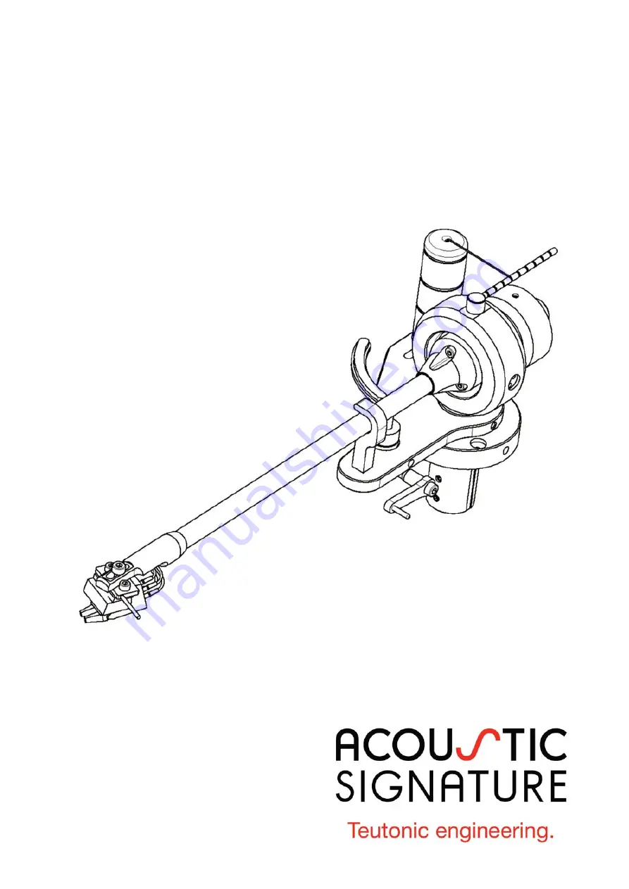 Acoustic Signature TA-1000 Instruction Manual Download Page 1