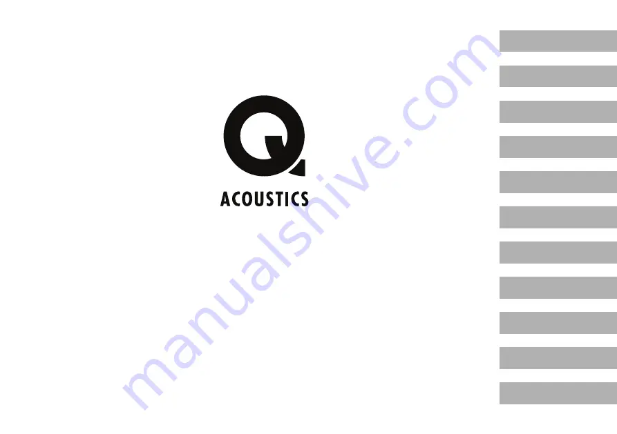 Acoustics Concept 30 Owner'S Manual Download Page 1