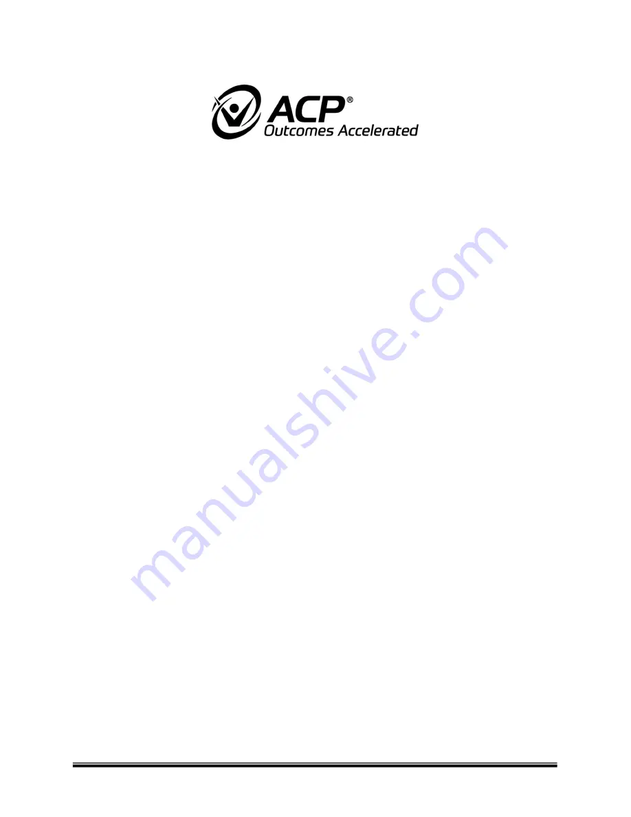 ACP OMNISTIM 500 PRO User Manual Download Page 1