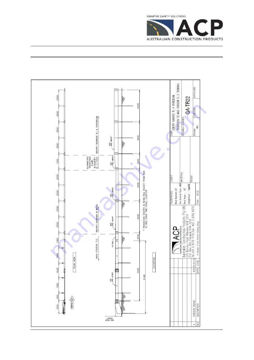 ACP Sentry Barrier TL-4 ThrieBeam System Скачать руководство пользователя страница 29