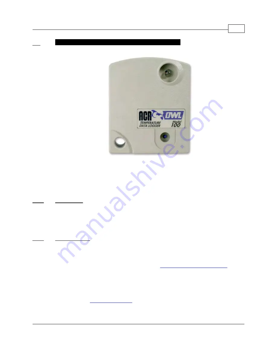 ACR Electronics OWL 100 Reference Manual Download Page 23