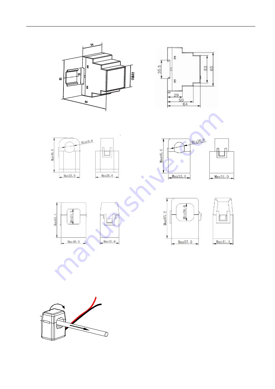 Acrel ACR10R Series Installation And Operation Instruction Manual Download Page 8