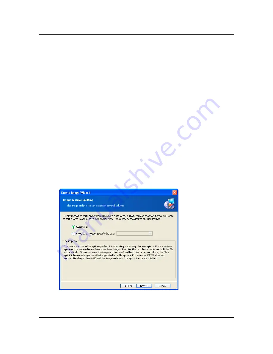 ACRONIS TRUE IMAGE CORPORATE WORKSTATION 8.0 User Manual Download Page 24