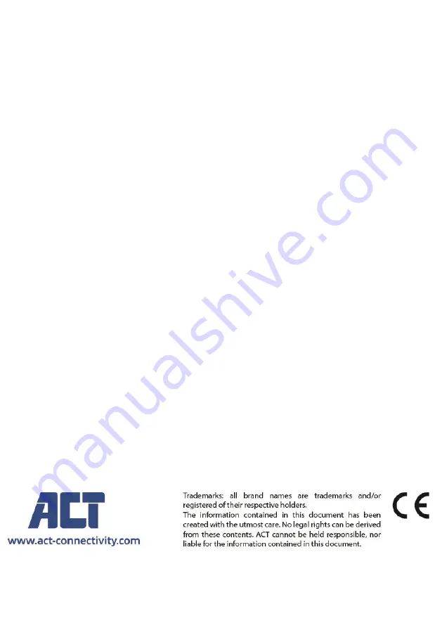 ACT AC7800 User Manual Download Page 43