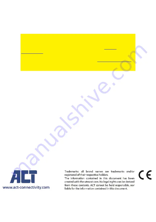 ACT AC7800 User Manual Download Page 83