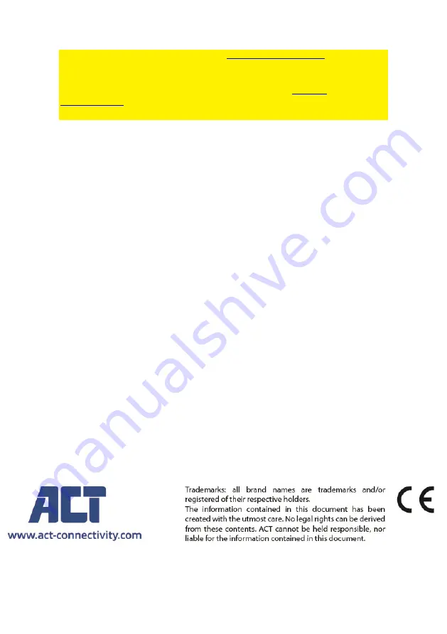 ACT AC7800 User Manual Download Page 89