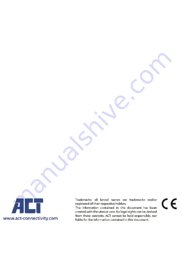 ACT AC7800 User Manual Download Page 103