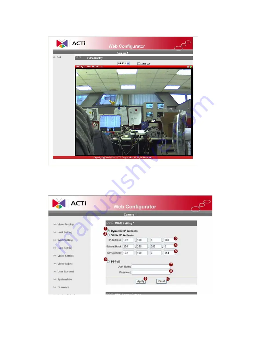 ACTi ACM-3701 Quick Installation Manual Download Page 8