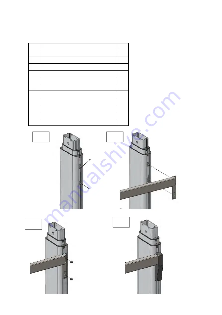 Actiforce Aluforce Pro 140 M Assembly Manual Download Page 11