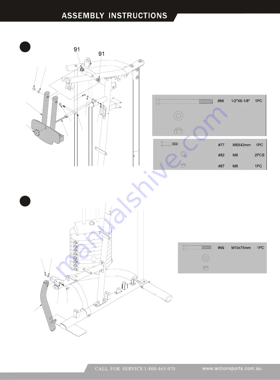 Action Fitness Side-Shift 1000 Owner'S Manual Download Page 11