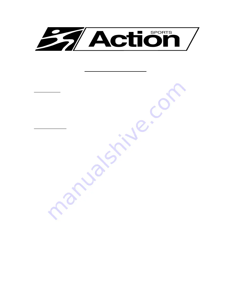 Action Sports GT1020 Instruction Manual Download Page 7