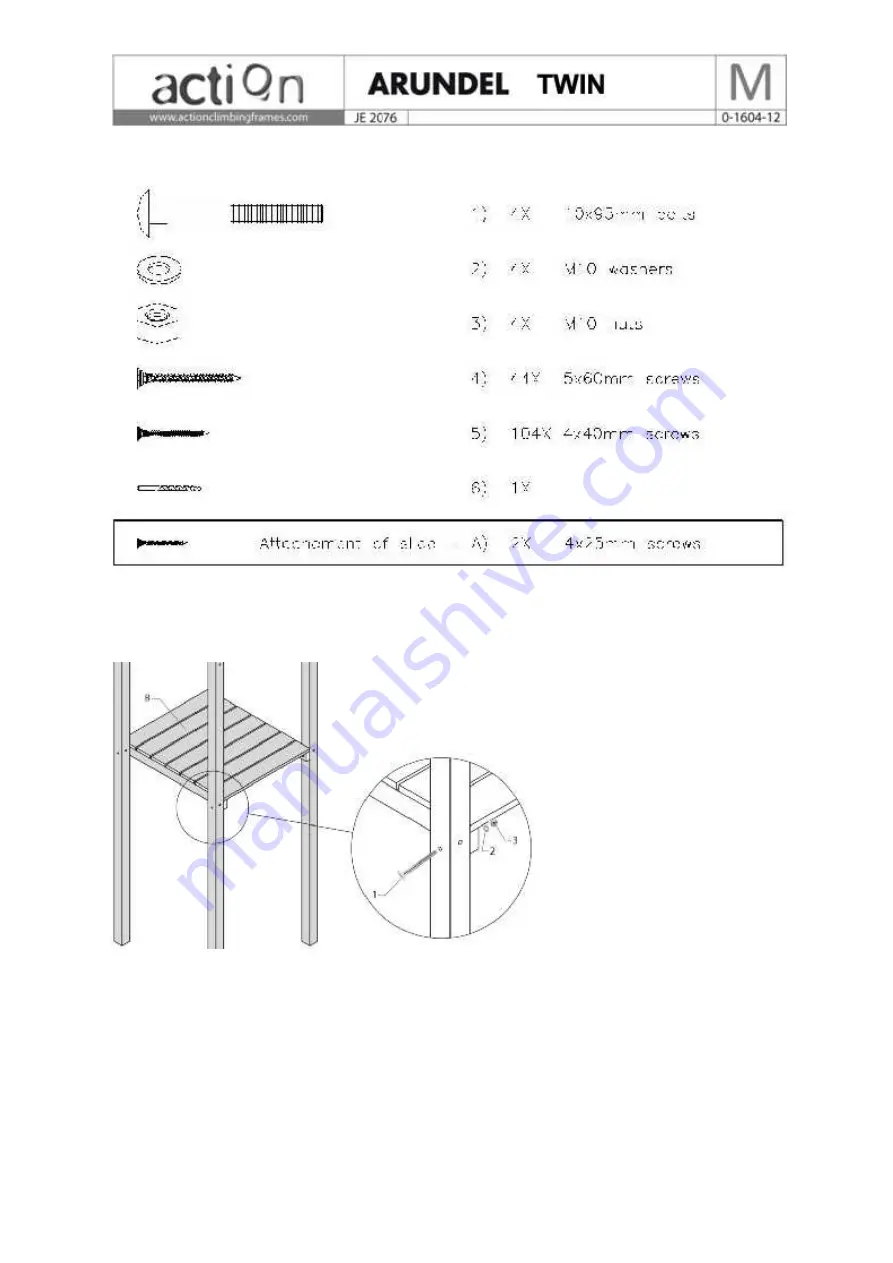 Action ARUNDEL TWIN Technical Information Download Page 4