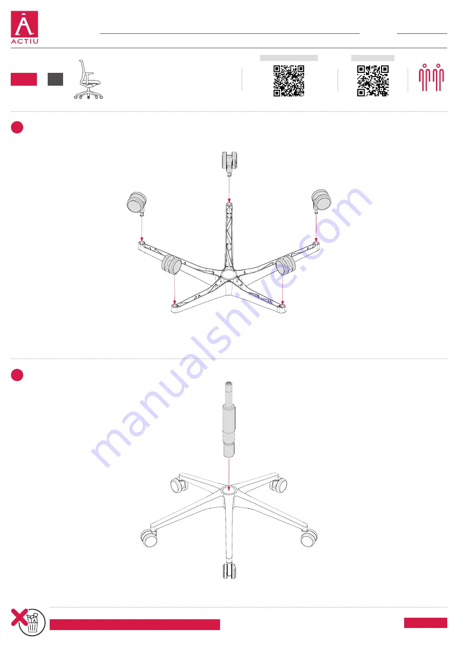 ACTIU STAY FOLL-1421 Assembly Instructions Download Page 1