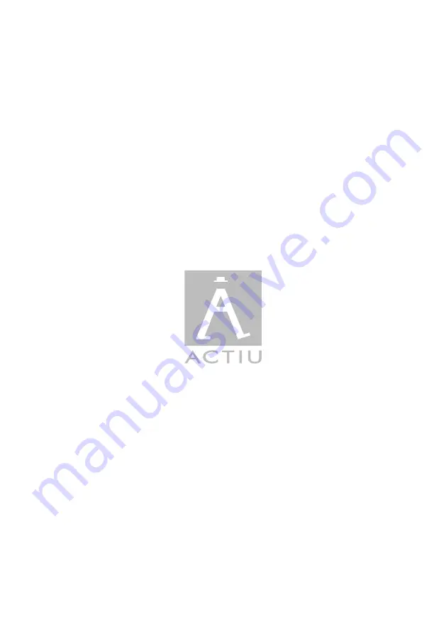 ACTIU TALENT 500 Instruction Manual Download Page 2