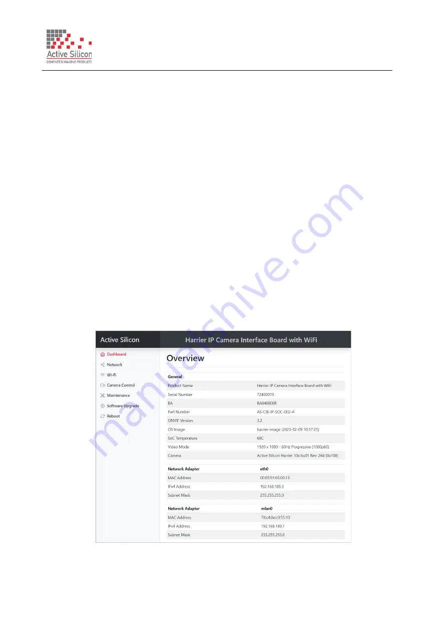 Active Silicon AS-CIB-IP-001-A Quick Start Manual Download Page 5