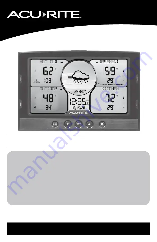 ACU-RITE 06002 Скачать руководство пользователя страница 3