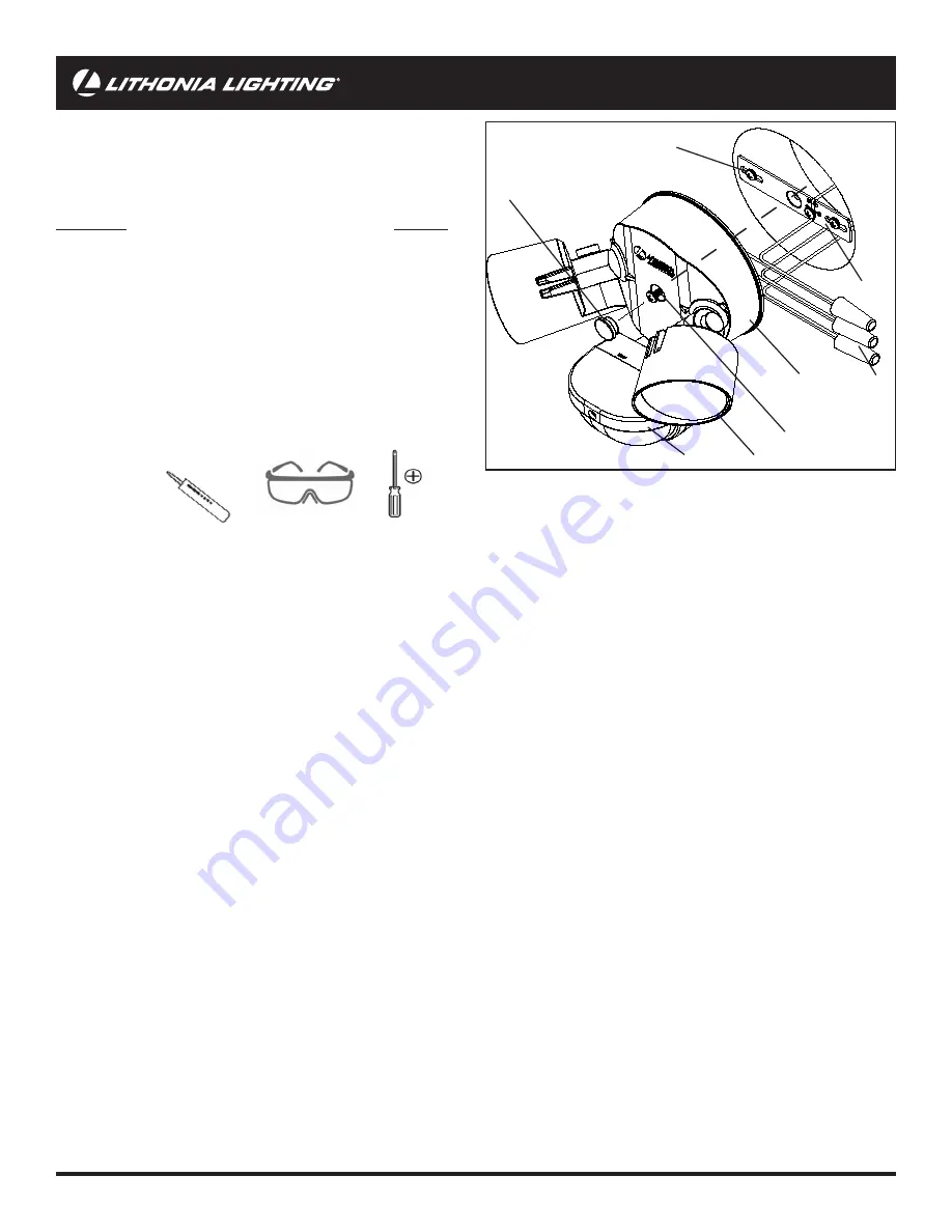 Acuity Brands Lithonia Lighting HomeGuard LED HGX LED 2RH 40K 120 MO Installation Instructions Manual Download Page 7