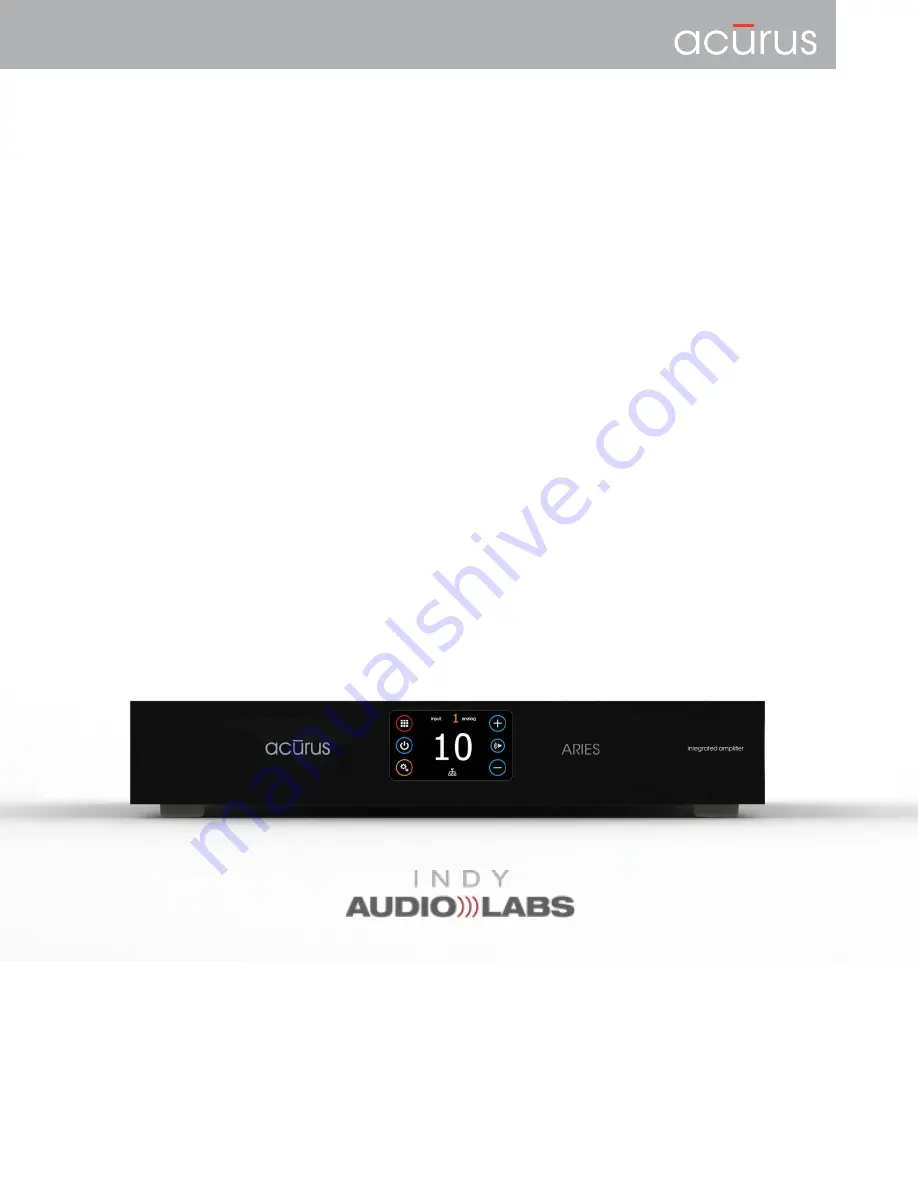 Acurus ARIES User Manual Download Page 1