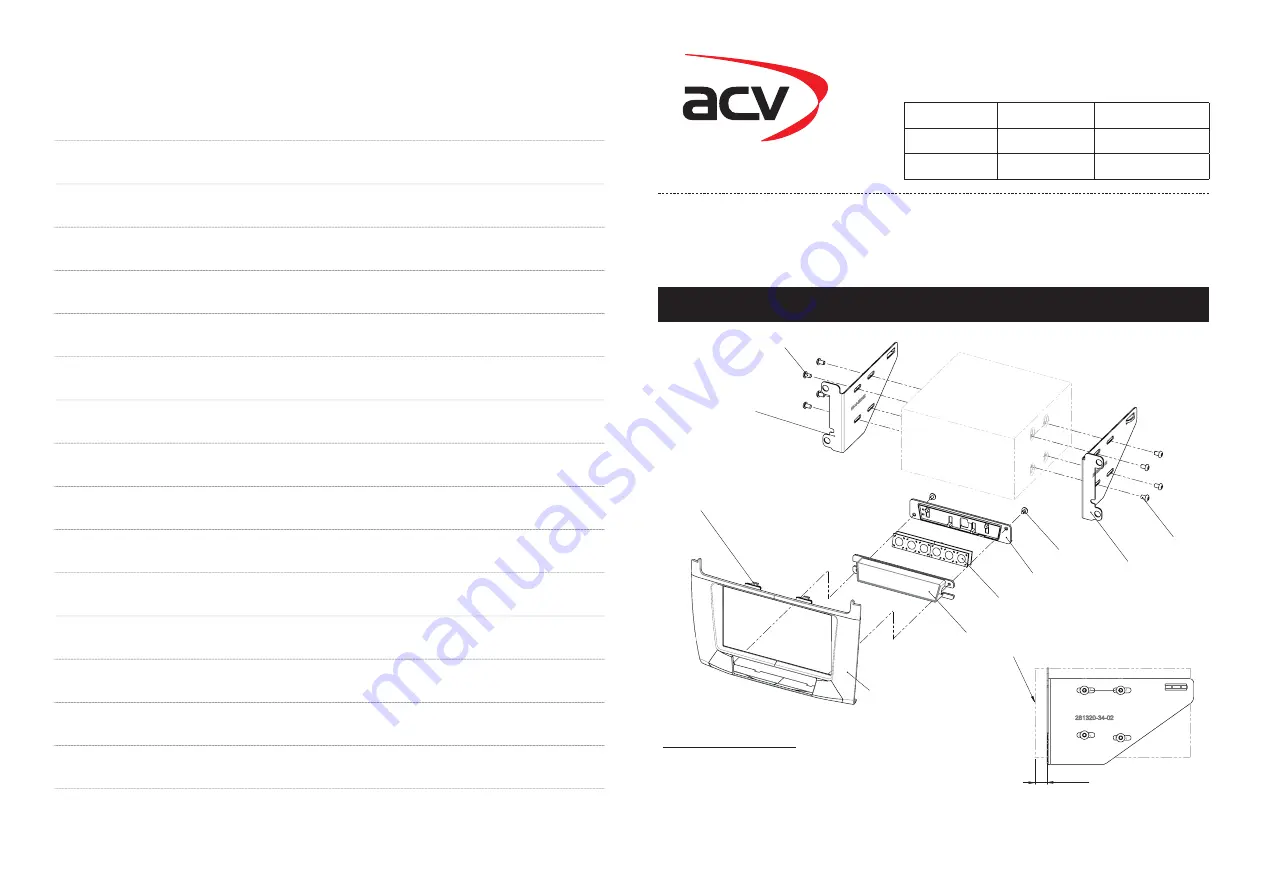 ACV 381320-34-2 Installation Manual Download Page 1