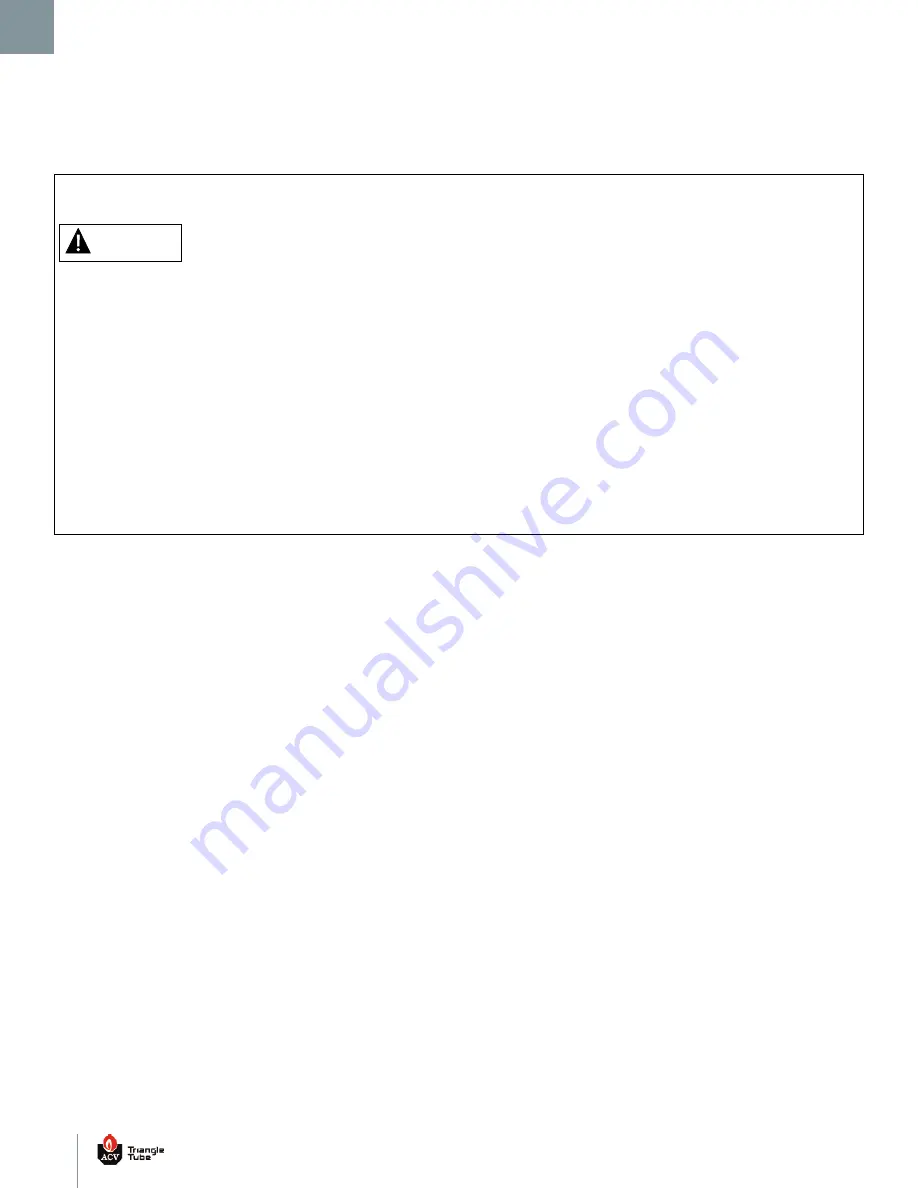 ACV CC105 Installation & Maintenance Manual Download Page 58