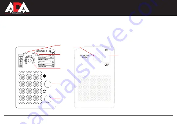 ADA INSTRUMENTS IronWeld 160 Operating Manual Download Page 8