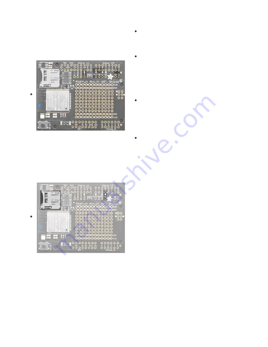 Adafruit AirLift Shield ESP32 Manual Download Page 10