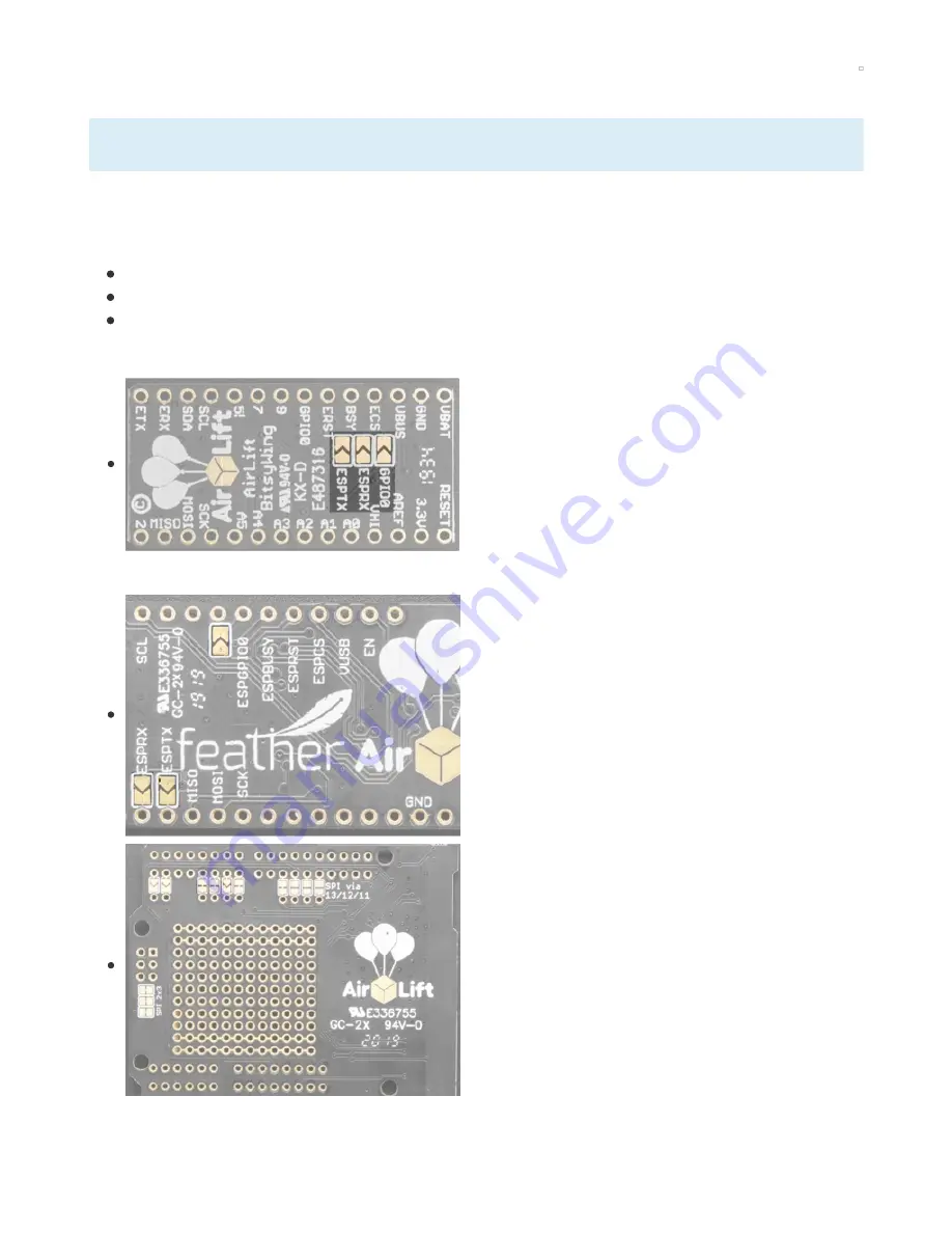 Adafruit AirLift Shield ESP32 Manual Download Page 48