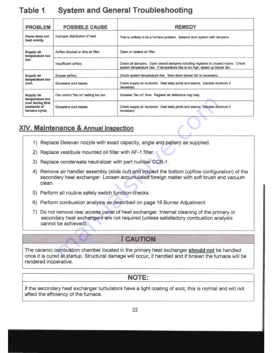 Adams Condensing Oil-Fired Furnace Installation Manual Download Page 23