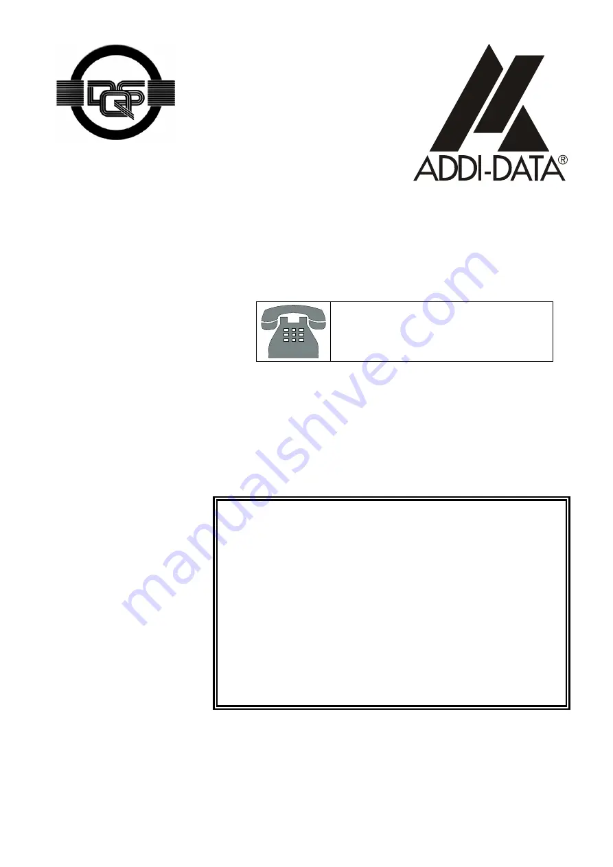 Addi-Data APCI-1710 Скачать руководство пользователя страница 2